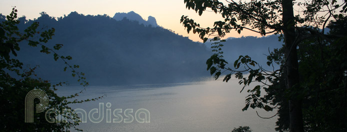 Ba Be Lake at dusk