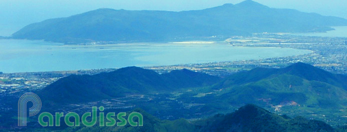 View over Da Nang from Ba Na Hill Station