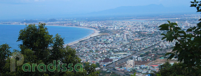 View of Da Nang City from Son Tra Peninsula