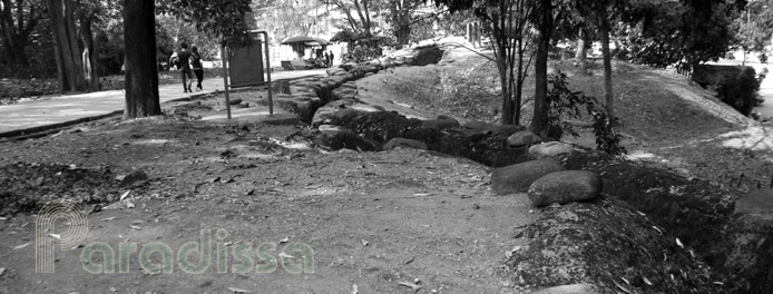 The supply trench at Eliane 2 at Dien Bien Phu