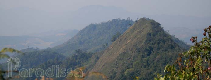 The Pu Huot Peak where General Giap observed the Battle of Dien Bien Phu from