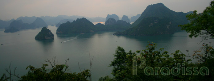 Halong Bay in the fog