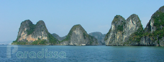 Gorgeous islands on Halong Bay, Vietnam