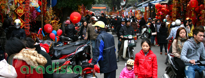 Old Quarter of Hanoi at Tet