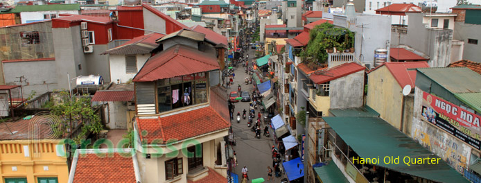 Le vieux quartier de Hanoi