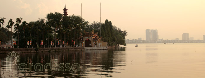 Tran Quoc Pagoda on the West Lake in Hanoi