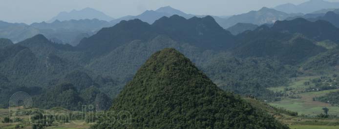 Sublime mountains at Thung Khe, Mai Chau, Hoa Binh, Vietnam