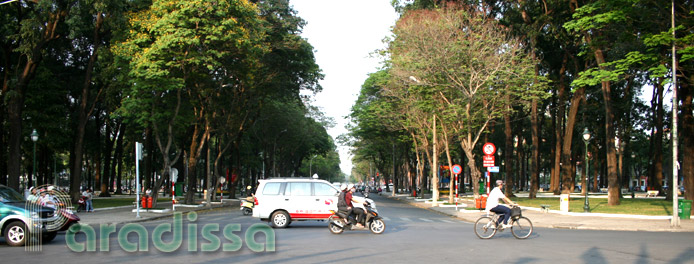 Park in front of the Reunification Palace