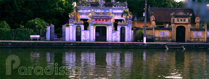 Old houses at Nom Village, Hung Yen, Vietnam