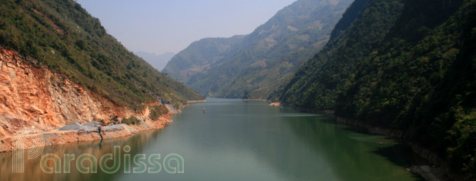 La rivière de Nam Na à Lai Chau