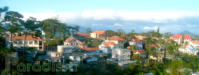 L'architecture de Da Lat, au Vietnam