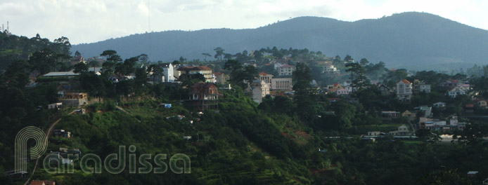 Houses in Da Lat, Lam Dong, Vietnam