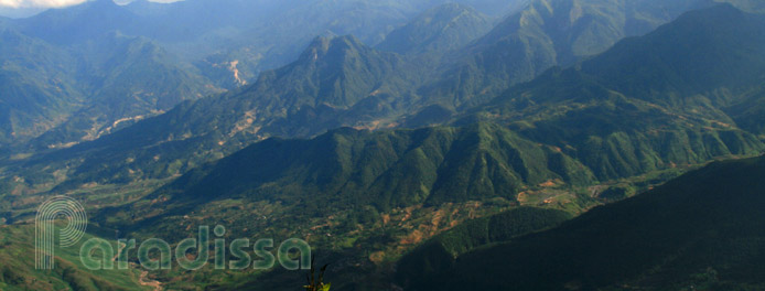 Breathtaking mountains at Bat Xat, Lao Cai, Vietnam