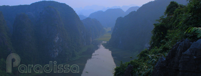 Le paysage de Hang Mua, Tam Coc, Ninh Binh, Vietnam