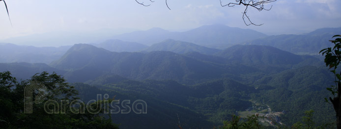 The mountains at Yen Tu