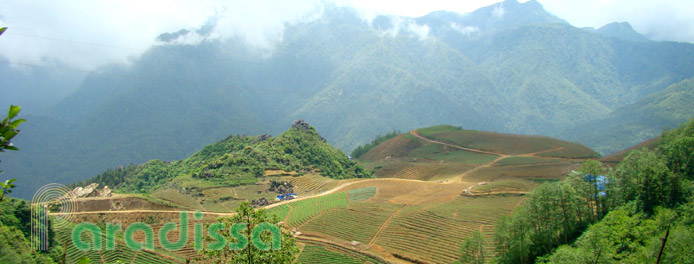 A mountain trail in Sapa