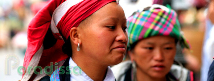 A red Dao lady at Sapa, Vietnam