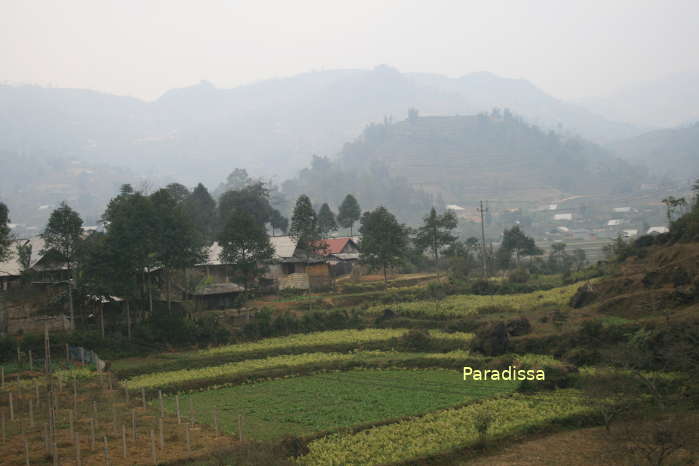 Ban Pho (Flower Hmong) Village at Bac Ha Vietnam