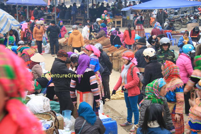 Bac Ha Market is most busy about the time of a year end