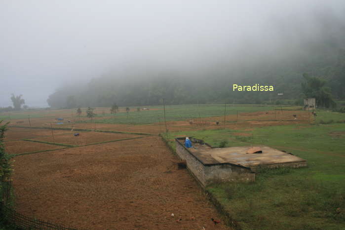 Morning mist near the Pac Ngoi Village in Ba Be National Park