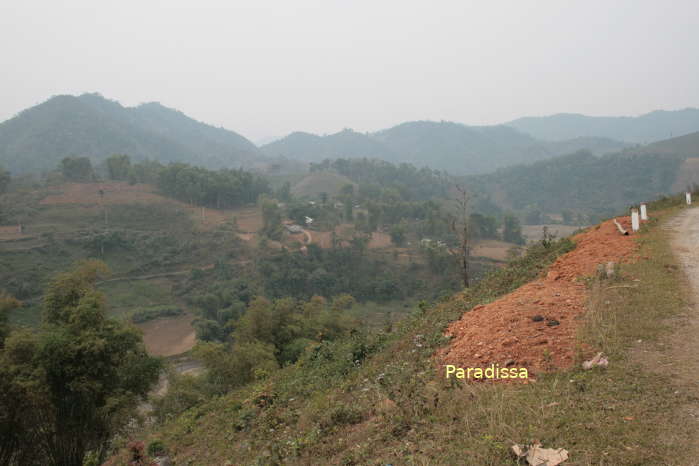 The provincial route 212 at Ba Be District which connects Ba Be National Park and Phia Hoac and Phia Den National Park in Cao Bang Province