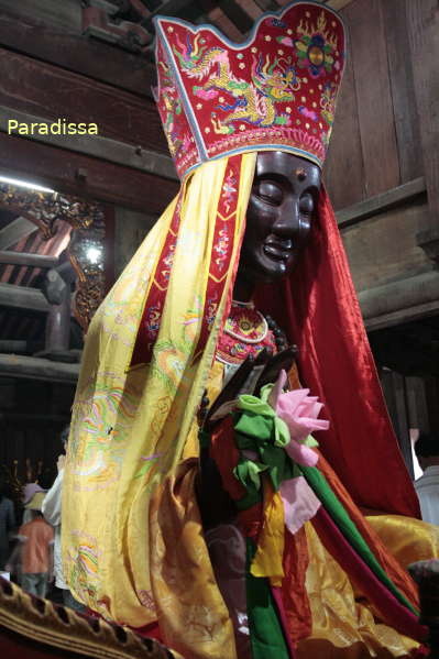 Goddess of Clouds (Phap Van) at the Dau Temple in Bac Ninh Province