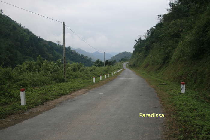 National Route 34 at Bao Lac District which connects Ha Giang City, Bac Me District (Ha Giang Province), Meo Vac District (Ha Giang Province) and Cao Bang City