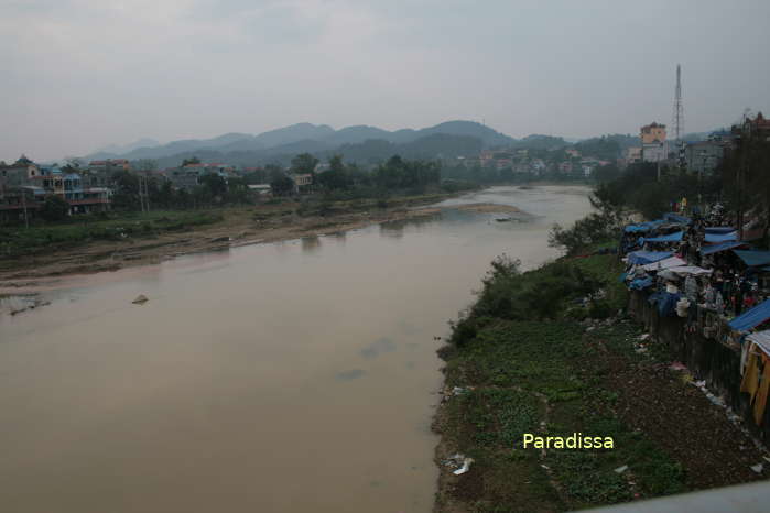 The Bang Giang River flowing through Cao Bang City