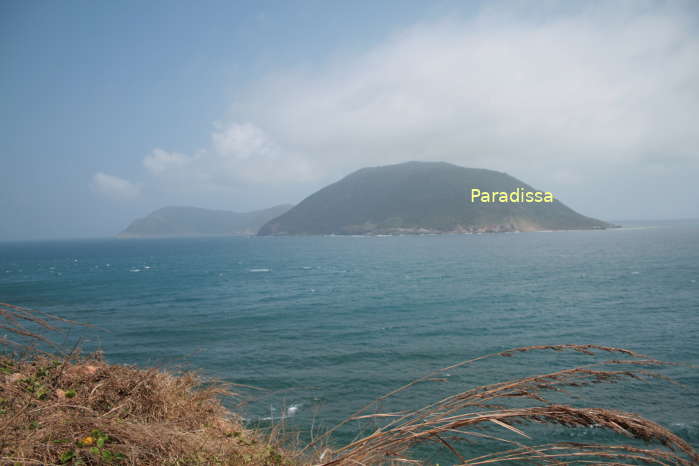 The water-front road on the Con Son Island