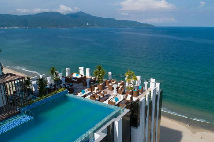 A luxury beach resort at Da Nang