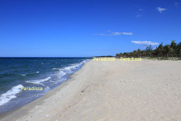 The famed Non Nuoc Beach in Da Nang Vietnam