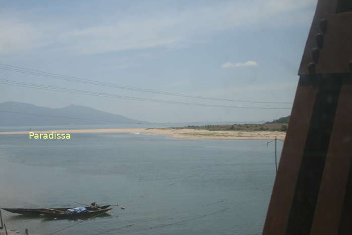 The Nam O Beach (Red Beach 2) viewed from the Nam O Bridge