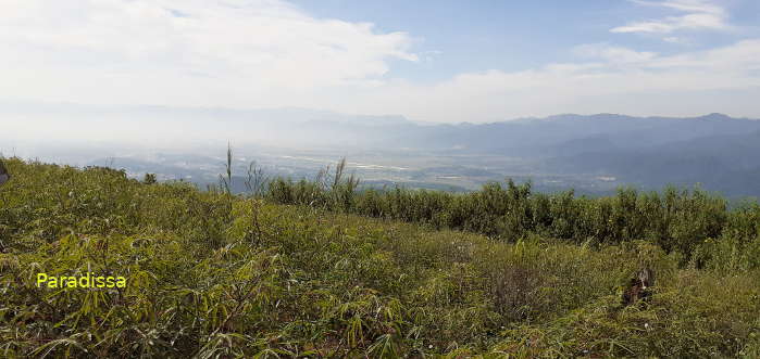 A view of Dien Bien Phu Airfield from a Howitzer Point