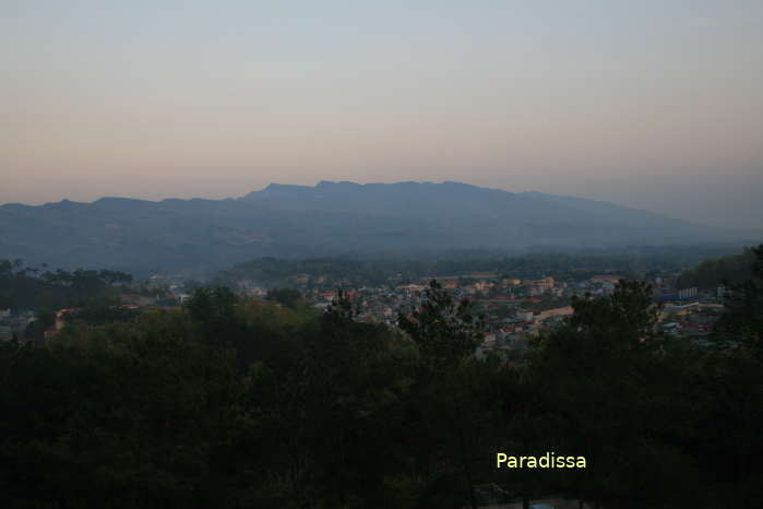 Mountains and forests around Dien Bien Phu City