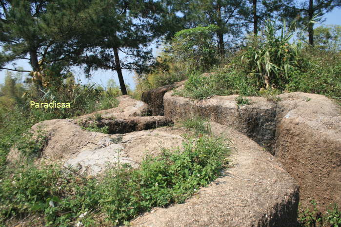 A trench on Him Lam Hill (Beatrice) at Dien Bien Phu