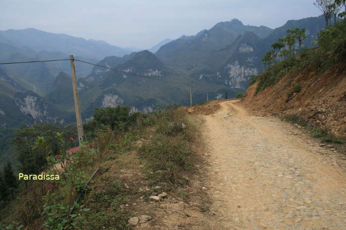A bike trail at the Du Gia Valley in Yen Minh
