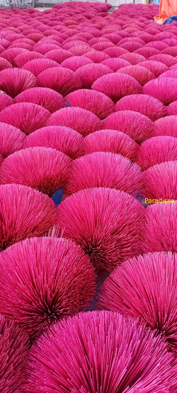 A photo tour to Quang Phu Cau Incense Village in Hanoi, Vietnam