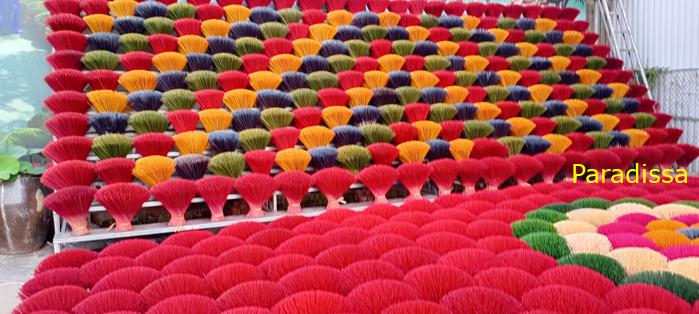 A photo tour to Quang Phu Cau Incense Village in Hanoi, Vietnam