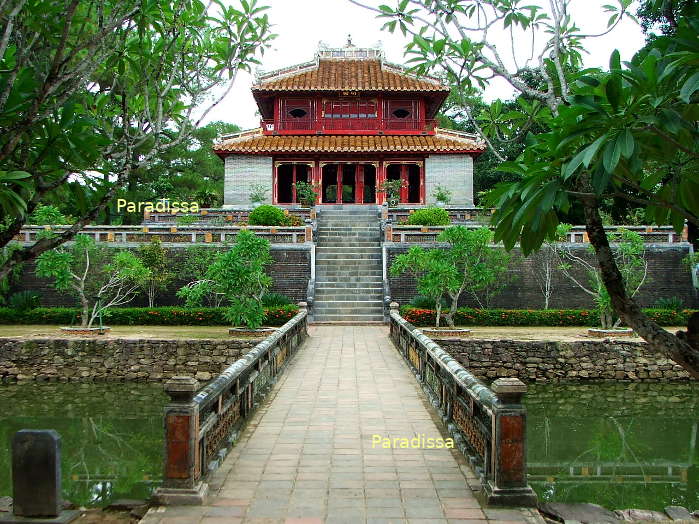 Tomb of King Minh Mang in Hue Vietnam