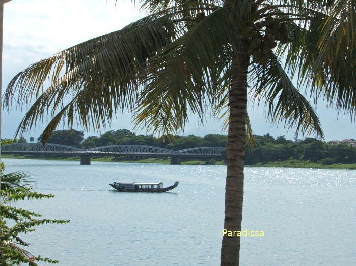 The Perfume River in Hue Vietnam