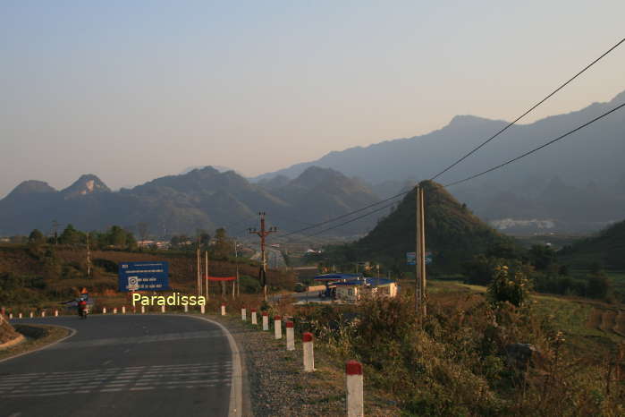 Scenic landscape at Lai Chau City