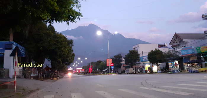 Tam Duong Township at night
