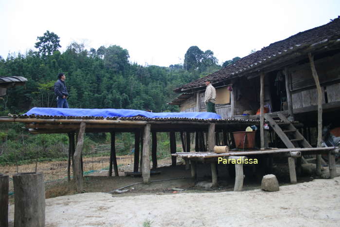 Our homestay at the Na Pang Village in Lang Son Province on the trekking adventure tour Cao Bang - Lang Son 