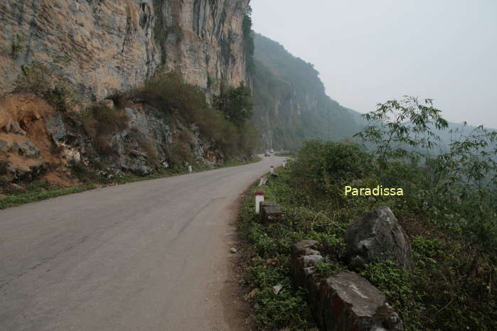 Scenic mountains at Na Sam (Van Lang, Lang Son Province)