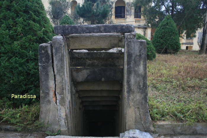 The tunnel at the Residence of Hoang A Tuong in case of emergency