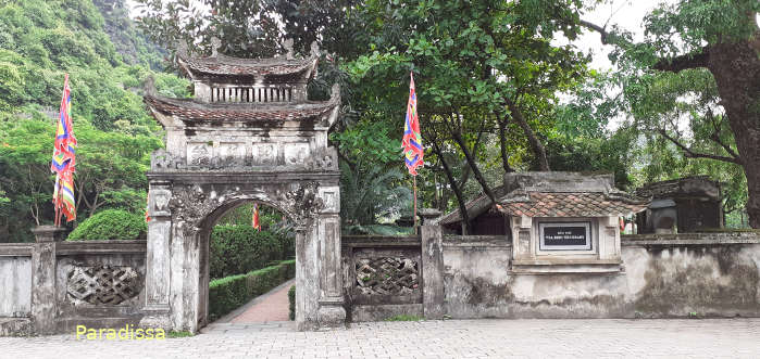 The Dinh Temple at Hoa Lu Ancient Capital in Ninh Binh Province