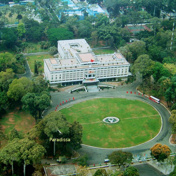 The Independence Palace in Saigon Ho Chi Minh City, Vietnam