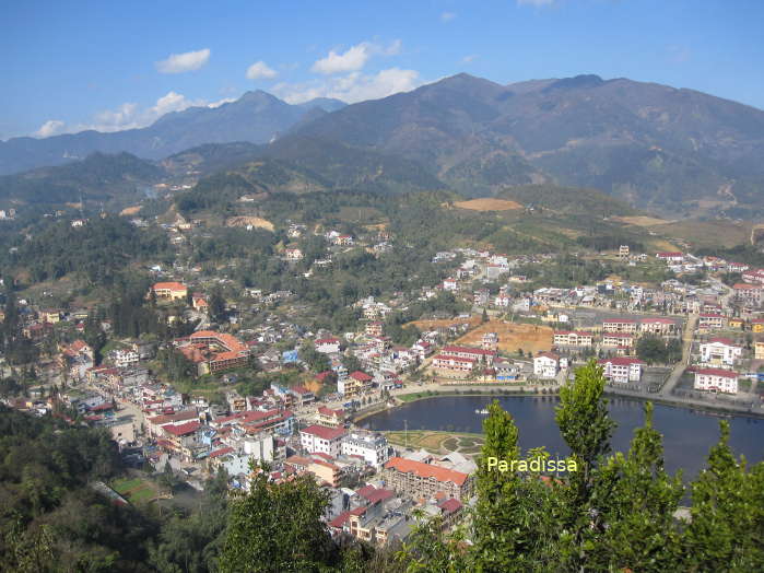 A bird's eye view of Sapa Vietnam