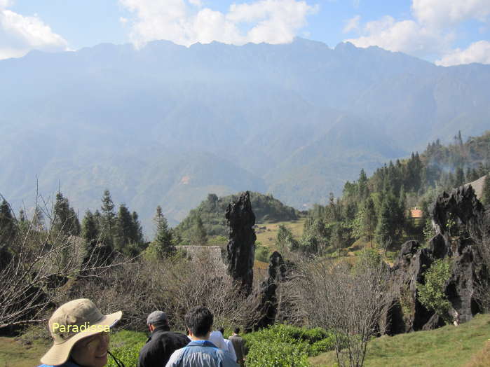 The Ham Rong Mountain in Sapa Vietnam