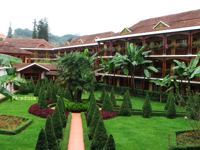 A luxury hotel in Sapa Vietnam